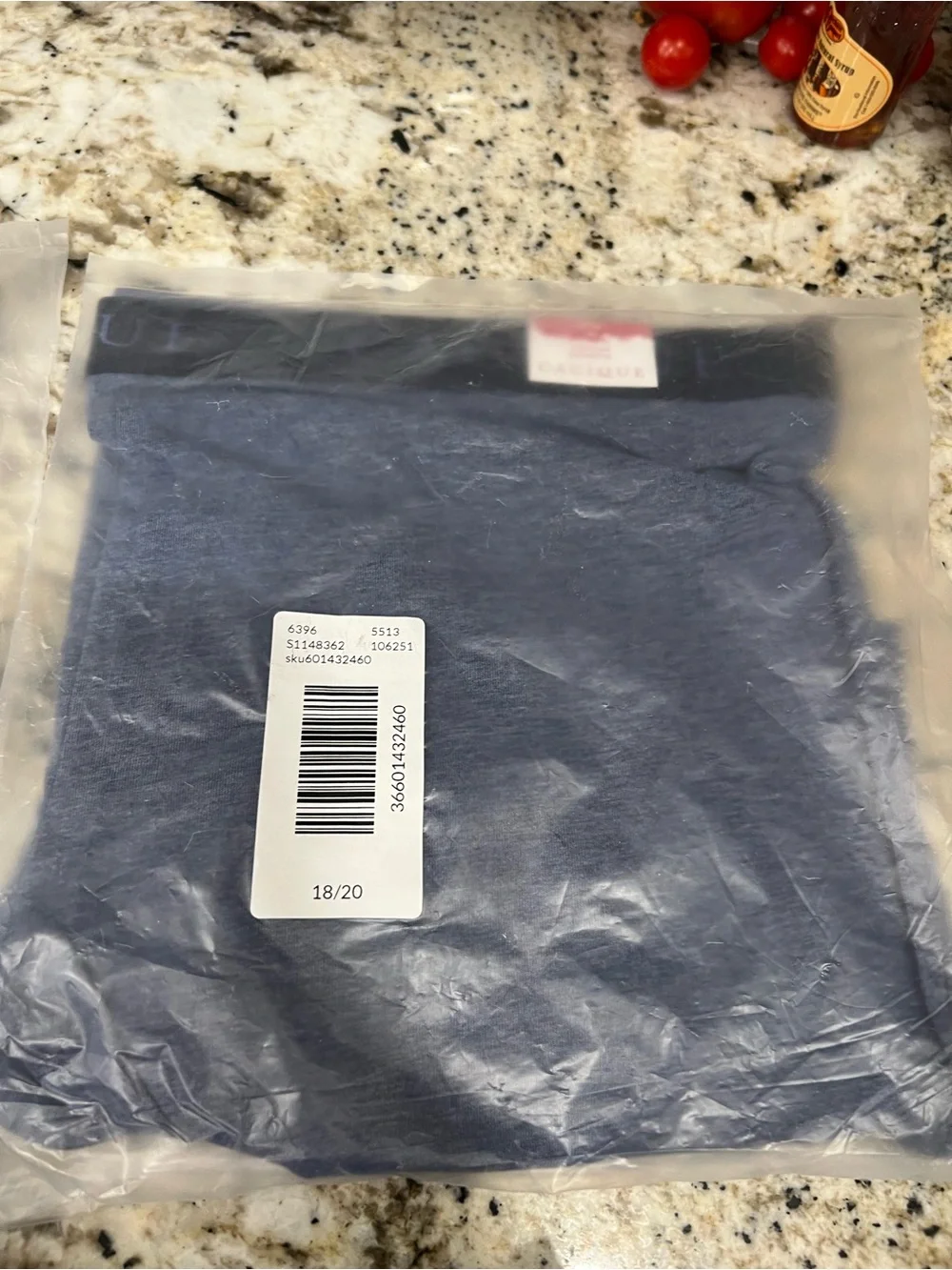 3 pair Cacique Women’s Navy Heather Cotton Shorty 18/20